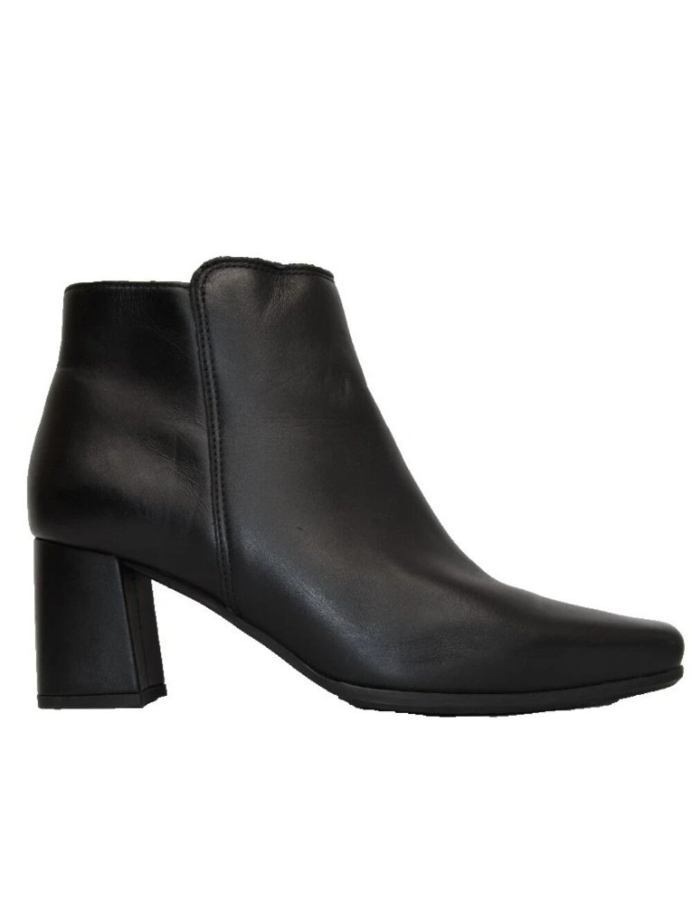 New! La Canadienne Women's Tabitha Square Toe High Heel Booties Black Sz 9 DD572